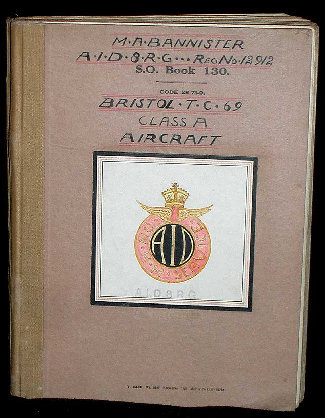 Item #6241 Bristol T.C.69 Aircraft Division Class A- Lectures, Notes, Drawings, Diagrams, etc. M. A. Bannister.