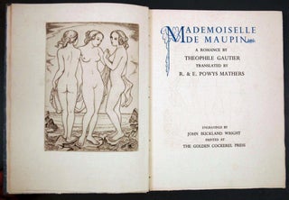 Mademoiselle de Maupin: A Romance.