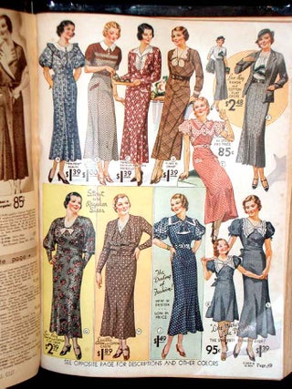 Item #6338 Montgomery Ward Catalogue Number 123 for fall and winter 1935-1936. Shopping catalogue