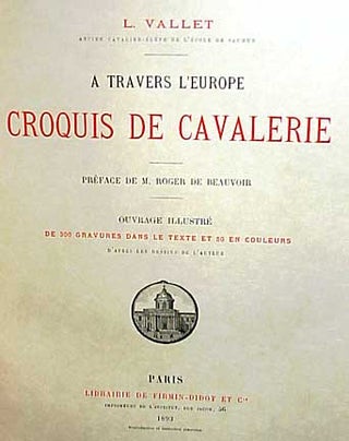 A Travelers L'Europe Croquis de Cavalerie.