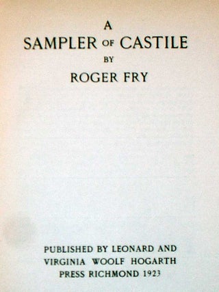 A Sampler of Castile.