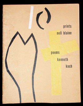 Item #7924 Nell Blaine Prints- Kenneth Koch Poems. Nell Blaine, Kenneth Coch