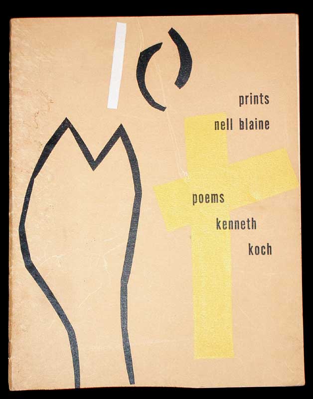 Item #7924 Nell Blaine Prints- Kenneth Koch Poems. Nell Blaine, Kenneth Coch.