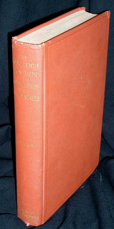 Item #7982 Lectures on the Fourteenth Article of Amendment to the Constitution of The United States Delivered Before the Dwight Alumni Association New York, April-May, 1898. William D. Guthrie.