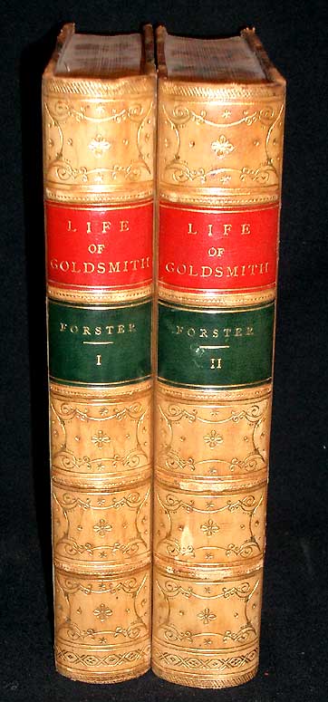 Item #8022 The Life and Times of Oliver Goldsmith. John Forster.