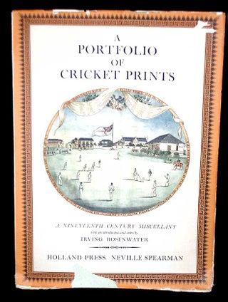 Item #8115 A Portfolio of Cricket Prints- A Nineteenth Century Miscellany. Irving Rosenwater