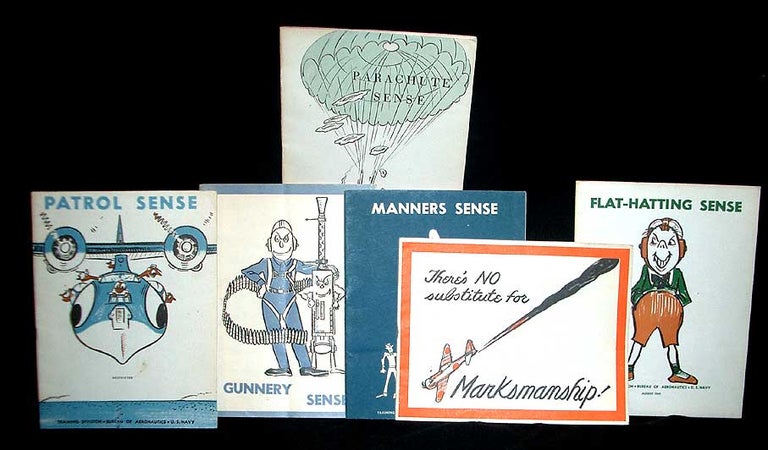 Item #8220 A Collection of World War II Illustrated Instruction Manuals for Aviators. n a.