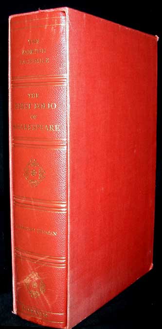 Item #8439 The First Folio of Shakespeare- The Norton Facsimile. William Shakespeare.
