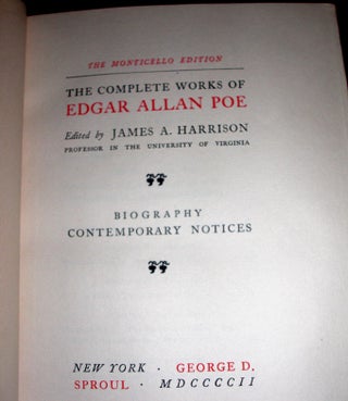 The Complete Works of Edgar Allan Poe.
