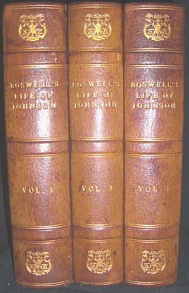 Item #8612 The Life of Samuel Johnson, LL.D. James Boswell