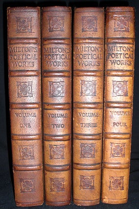 Item #8616 The Poetical Works of John Milton. John Milton