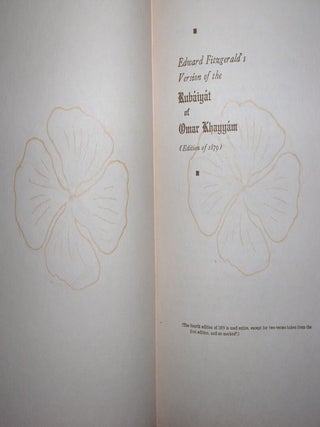 Omar Khayyam - Selected Works of Edward Fitzgerald, Richard Le Gallienne, Sir Richard Francis Burton, and Justin Huntly McCarthy.