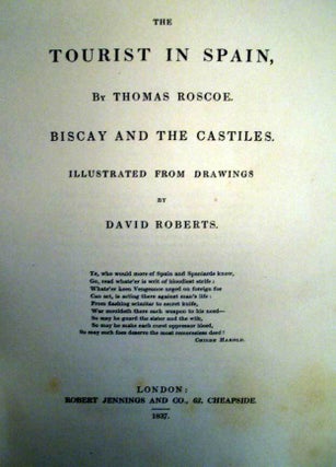 The Tourist in Spain, Biscay and the Castiles.