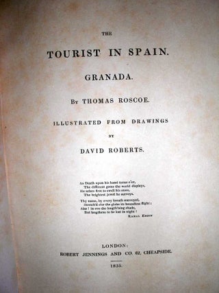 The Tourist in Spain. Granada.