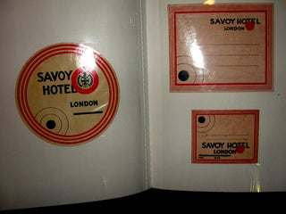 A Collection of Original Art deco Luggage Labels.