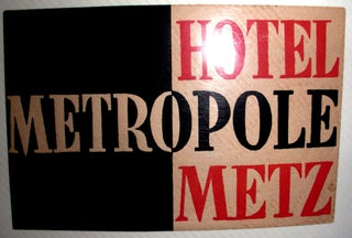 A Collection of Original Art deco Luggage Labels.