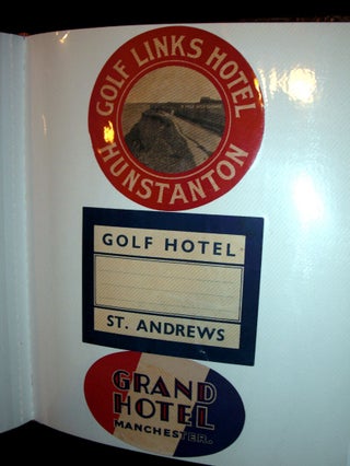A Collection of Original Art deco Luggage Labels.