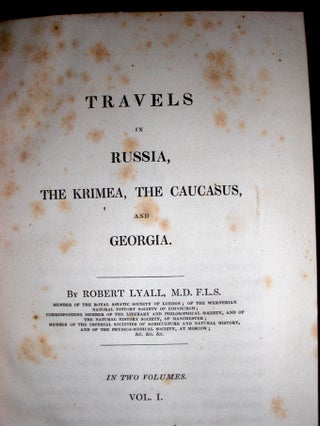 Travels in Russia, the Krimea, the Caucasus, and Georgia.