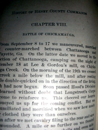 A History of the Henry County Commands Which Served in the Confederate States Army, Including Rosters of the Various companies enlisted in Henry County, Tenn.