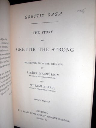 Grettis Saga - The Story of Grettir the Strong.