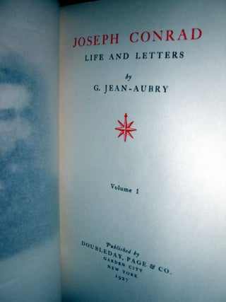 Joseph Conrad- Life and Letters.