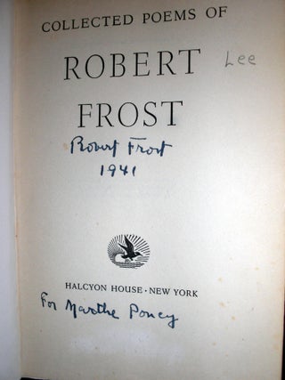 Collected Poems of Robert Frost.