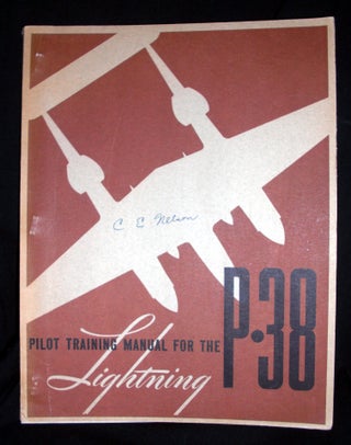 Item #8786 Pilot Training Manual for the P-38 Lightning