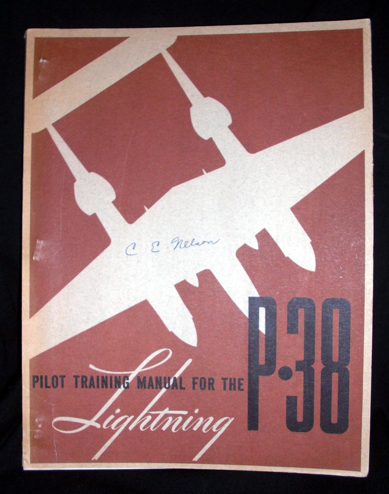 Item #8786 Pilot Training Manual for the P-38 Lightning.