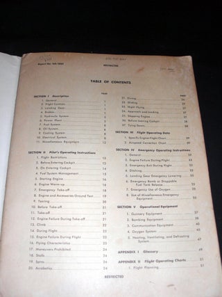 Pilot's Flight Operation Instructions for the P-51D Airplane.