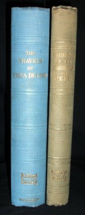 Item #8793 The Travels of Pedro De Cizea De Leon, A.D. 1532-50,- The Chronicle of Peru. Pedro De...