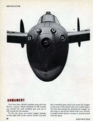 Pilot Training Manual for the P-38 Lightning.